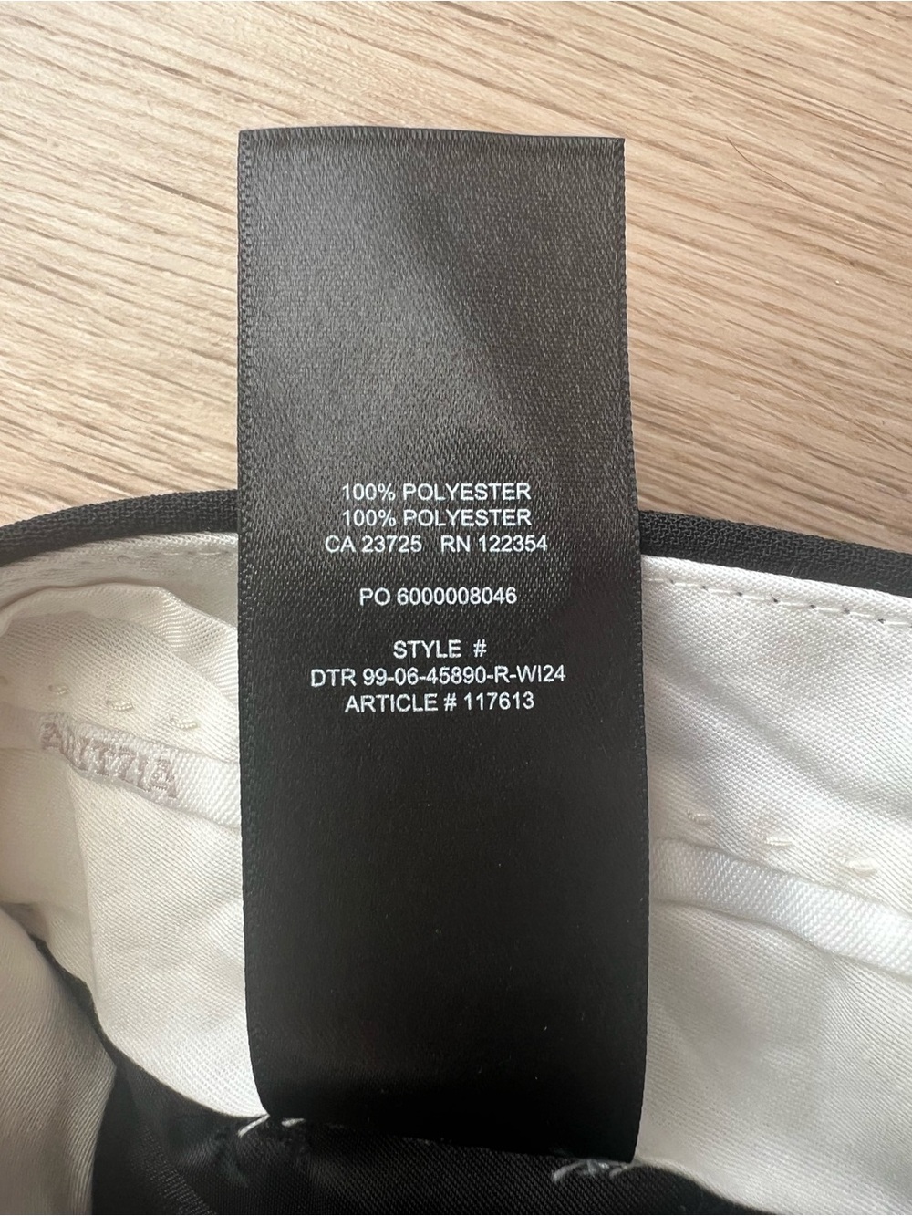 NWOTS Aritzia The Effortless Pant™ Curve-Fit - Crepette™ Sz 2 Black - Picture 13 of 13